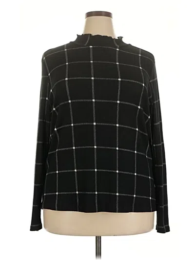 Pre-owned Maurices Long Sleeve Turtleneck In Black