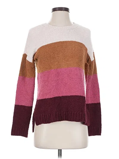 Pre-owned Maurices Long Sleeve Turtleneck In Burgundy