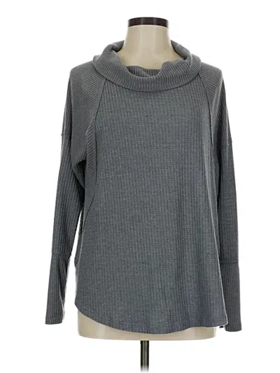 Pre-owned Maurices Long Sleeve Turtleneck In Gray