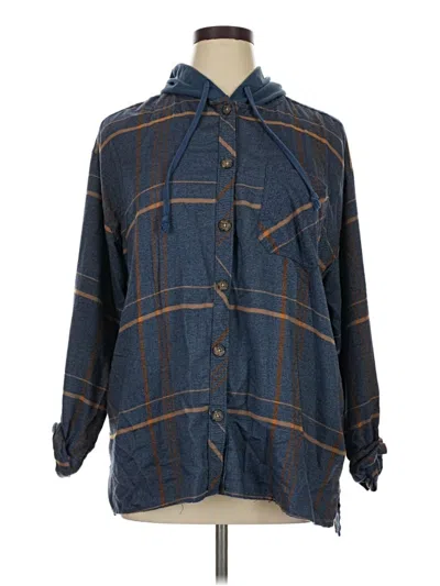 Pre-owned Maurices Poncho In Blue