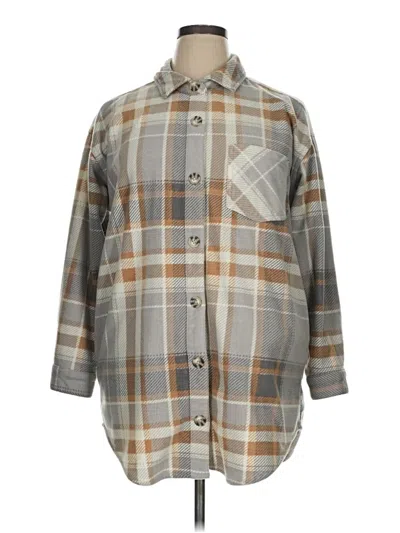 Pre-owned Maurices Poncho In Gray