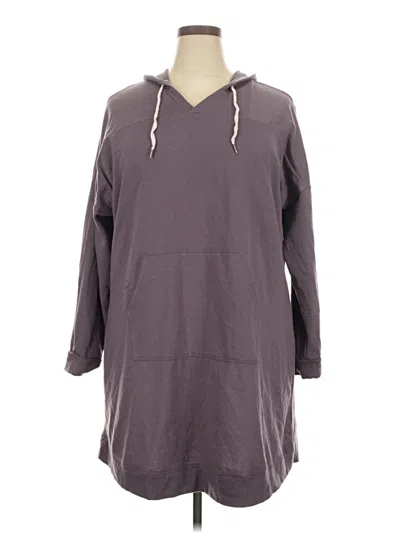 Pre-owned Maurices Poncho In Gray