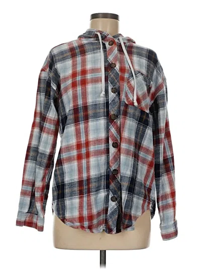 Pre-owned Maurices Poncho In Gray