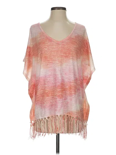 Pre-owned Maurices Poncho In Pink