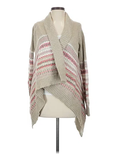 Pre-owned Maurices Poncho In Tan