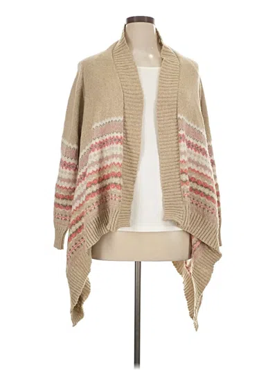 Pre-owned Maurices Poncho In Tan