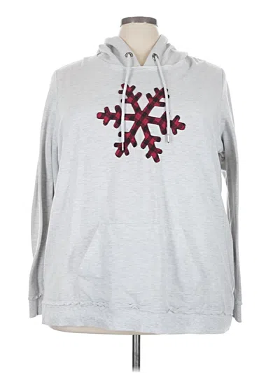 Pre-owned Maurices Pullover Hoodie In Silver