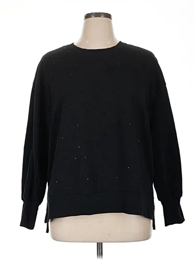 Pre-owned Maurices Pullover Sweater In Black