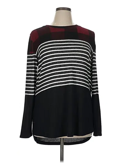 Pre-owned Maurices Pullover Sweater In Black