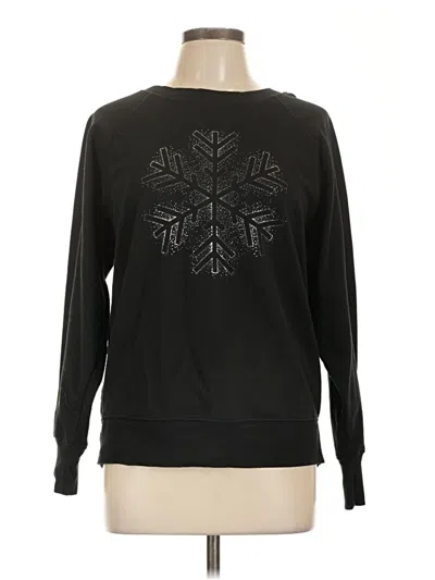 Pre-owned Maurices Pullover Sweater In Black