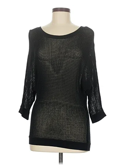 Pre-owned Maurices Pullover Sweater In Black