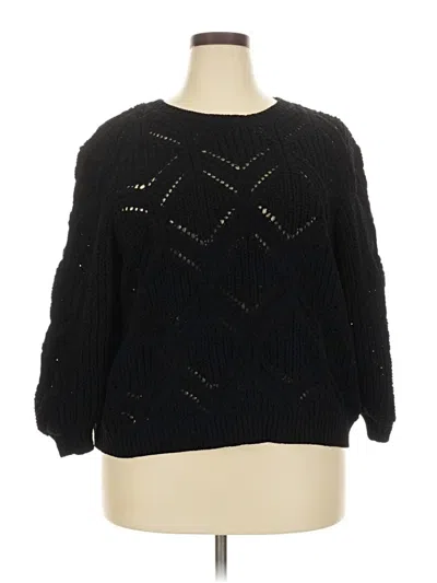 Pre-owned Maurices Pullover Sweater In Black