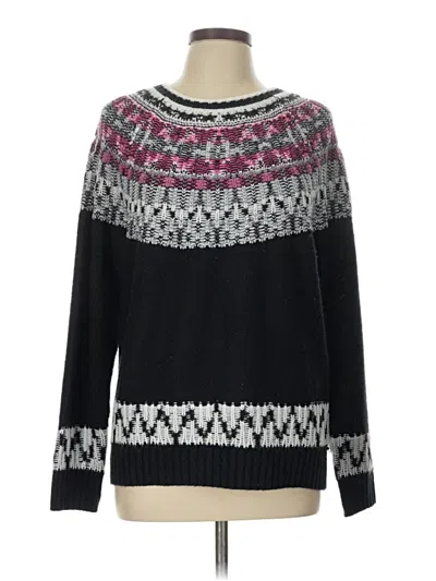 Pre-owned Maurices Pullover Sweater In Black