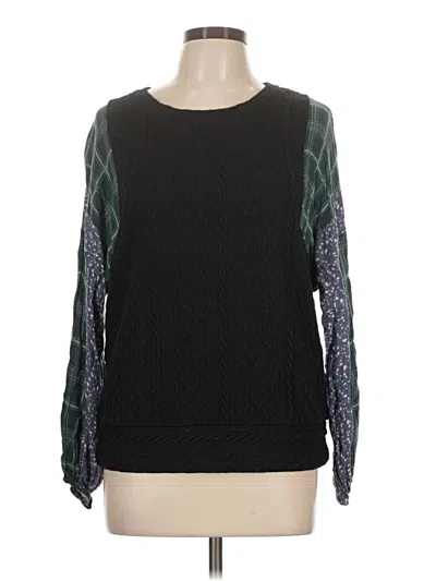 Pre-owned Maurices Pullover Sweater In Black