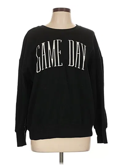 Pre-owned Maurices Pullover Sweater In Black