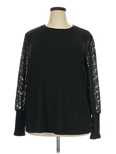 Pre-owned Maurices Pullover Sweater In Black