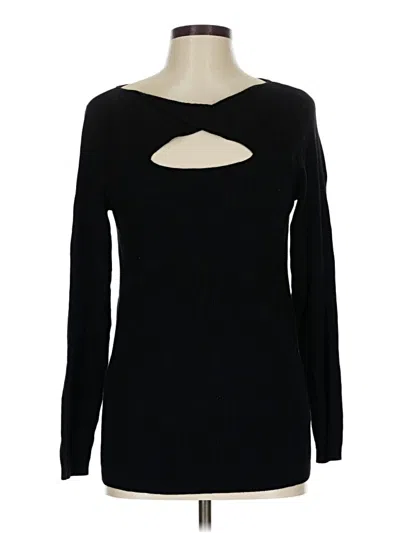 Pre-owned Maurices Pullover Sweater In Black