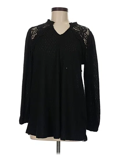 Pre-owned Maurices Pullover Sweater In Black
