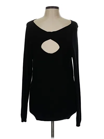 Pre-owned Maurices Pullover Sweater In Black