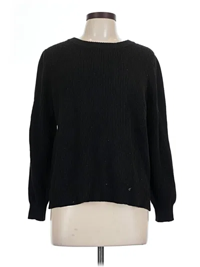 Pre-owned Maurices Pullover Sweater In Black