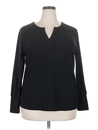 Pre-owned Maurices Pullover Sweater In Black