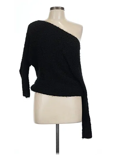 Pre-owned Maurices Pullover Sweater In Black