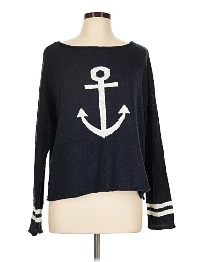 Pre-owned Maurices Pullover Sweater In Black