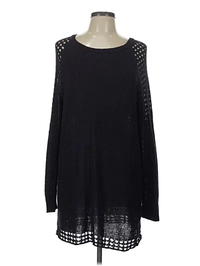 Pre-owned Maurices Pullover Sweater In Black
