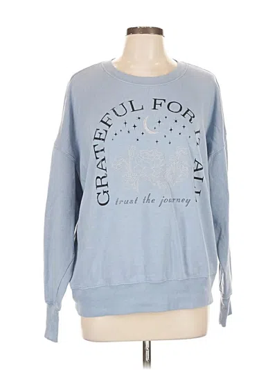 Pre-owned Maurices Pullover Sweater In Blue