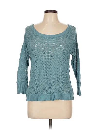 Pre-owned Maurices Pullover Sweater In Blue