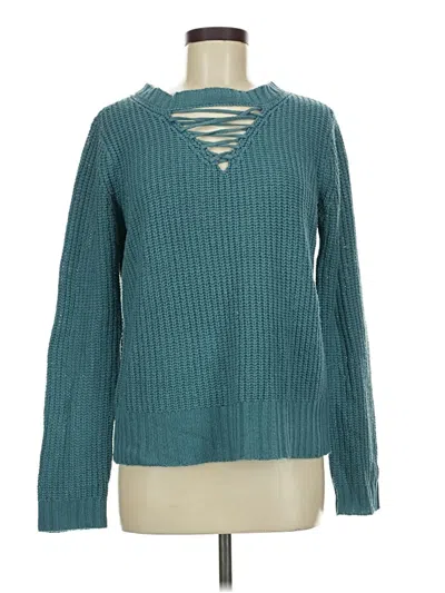 Pre-owned Maurices Pullover Sweater In Blue