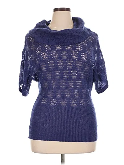 Pre-owned Maurices Pullover Sweater In Blue