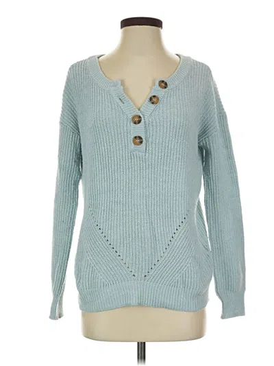 Pre-owned Maurices Pullover Sweater In Blue