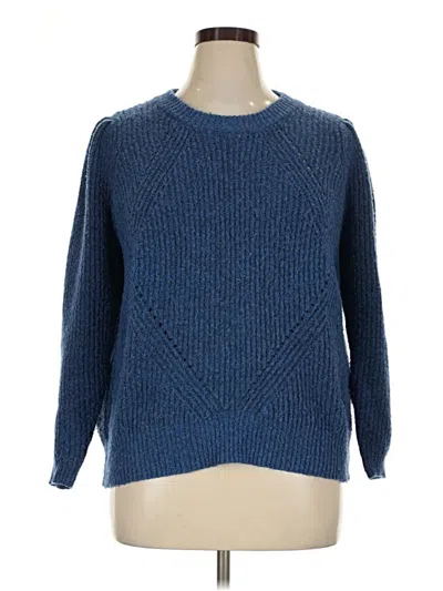 Pre-owned Maurices Pullover Sweater In Blue