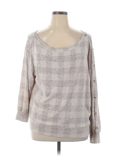 Pre-owned Maurices Pullover Sweater In Brown