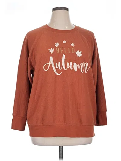 Pre-owned Maurices Pullover Sweater In Brown