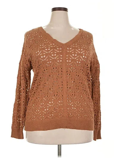 Maurices Pullover Sweater In Brown