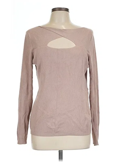 Pre-owned Maurices Pullover Sweater In Brown