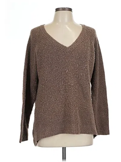 Pre-owned Maurices Pullover Sweater In Brown