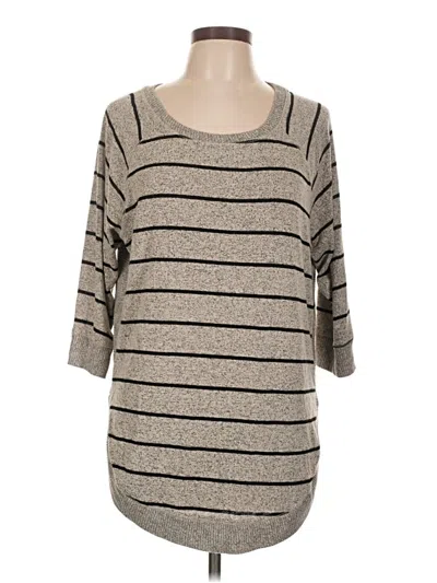 Pre-owned Maurices Pullover Sweater In Brown