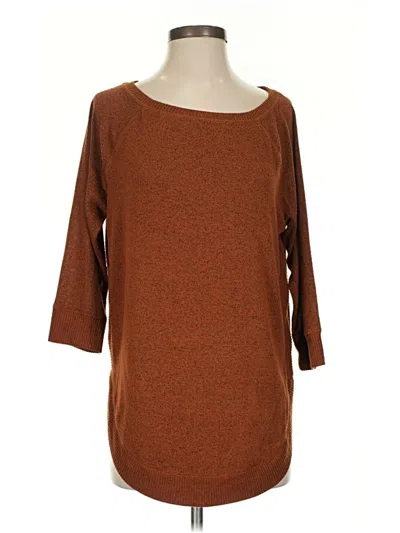 Pre-owned Maurices Pullover Sweater In Brown