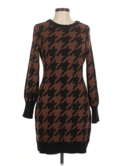 Pre-owned Maurices Pullover Sweater In Brown