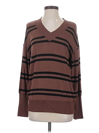 Pre-owned Maurices Pullover Sweater In Brown