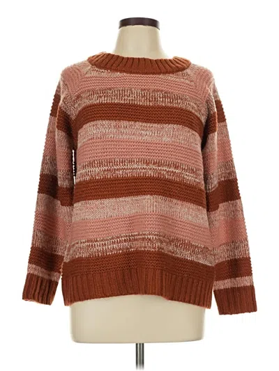 Pre-owned Maurices Pullover Sweater In Brown