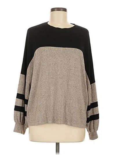Pre-owned Maurices Pullover Sweater In Brown