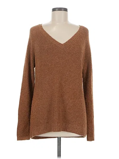 Pre-owned Maurices Pullover Sweater In Brown