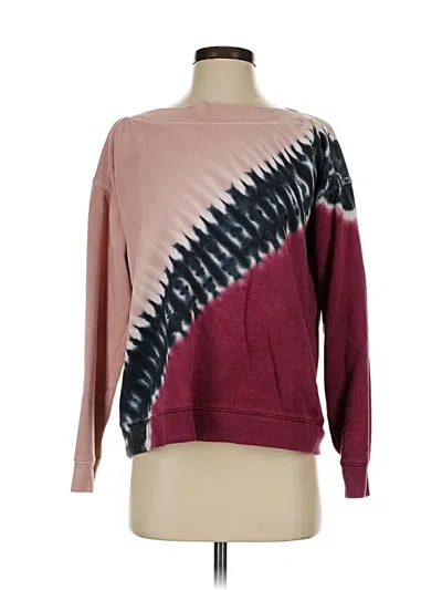 Pre-owned Maurices Pullover Sweater In Burgundy