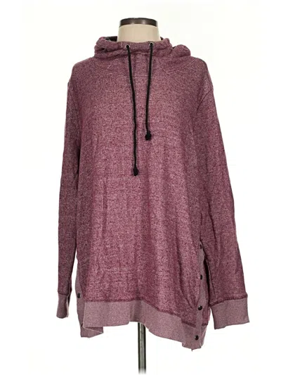 Pre-owned Maurices Pullover Sweater In Burgundy