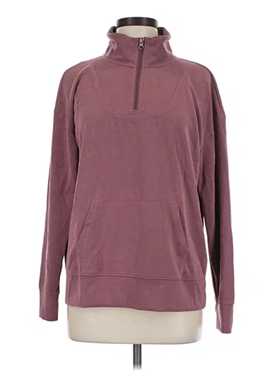 Pre-owned Maurices Pullover Sweater In Burgundy