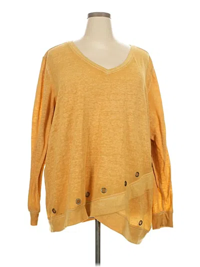 Pre-owned Maurices Pullover Sweater In Gold